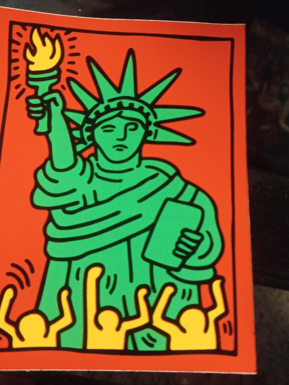 Vintage Keith HARING Liberty Stickers